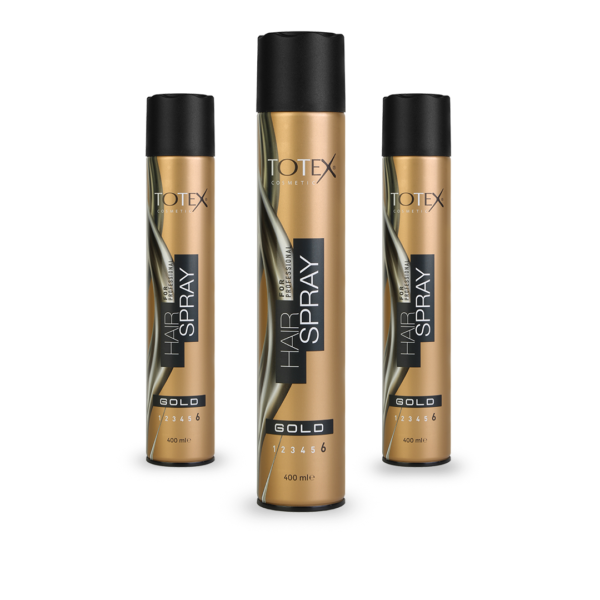 Totex Hair Spray Gold - 400ml