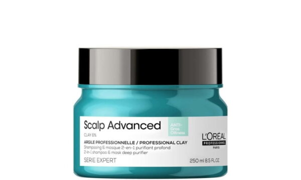 L'Oreal Scalp Advanced Anti-Oiliness 2-in-1 Clay - 250ml