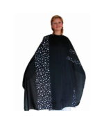 Nebur Kapmantel Maxi Retro Zwart-Blauw