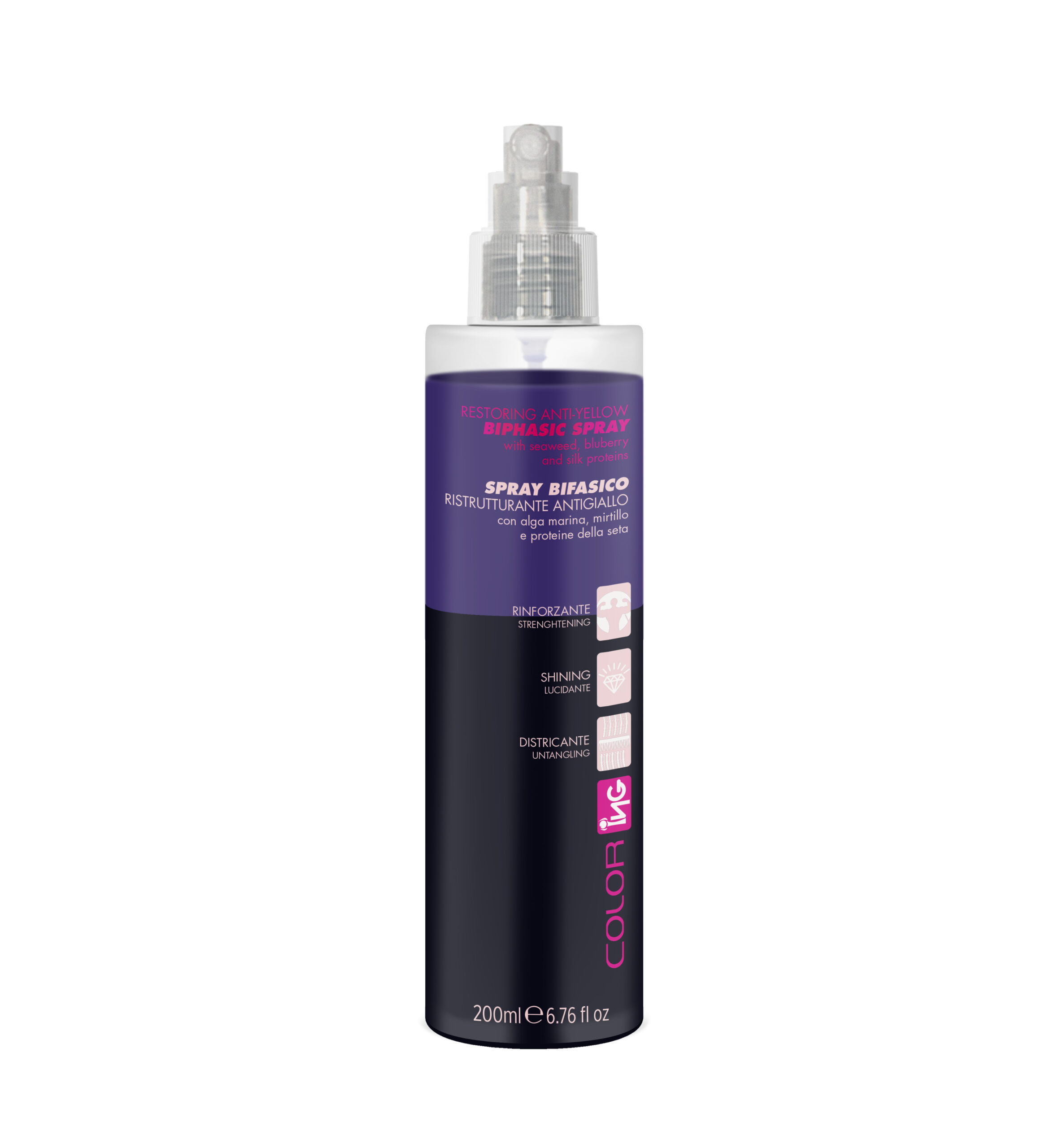 Featured Image ING Professional Color Ing Restoring Anti-Yellow Biphasic Spray - 200ml