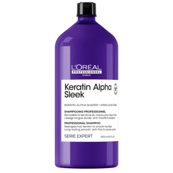 L`Orèal Professionnel - SE Keratin Alpha Sleek Shampoo - 1500ml