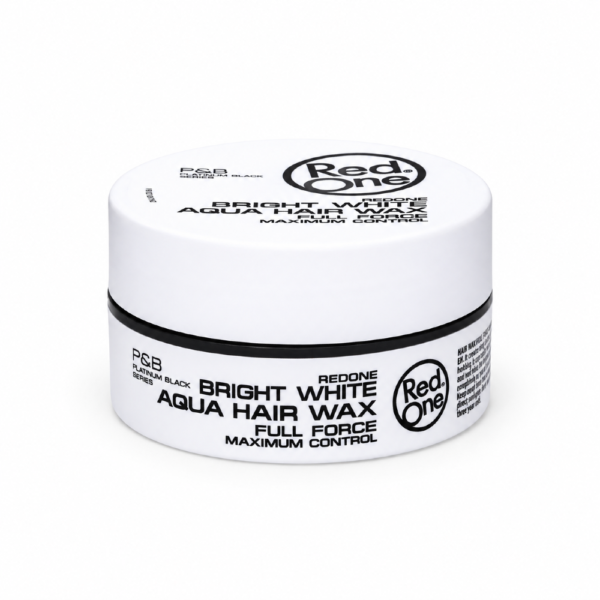 Red One Bright White Aqua Hair Wax Full Force Maximum Control 150ml