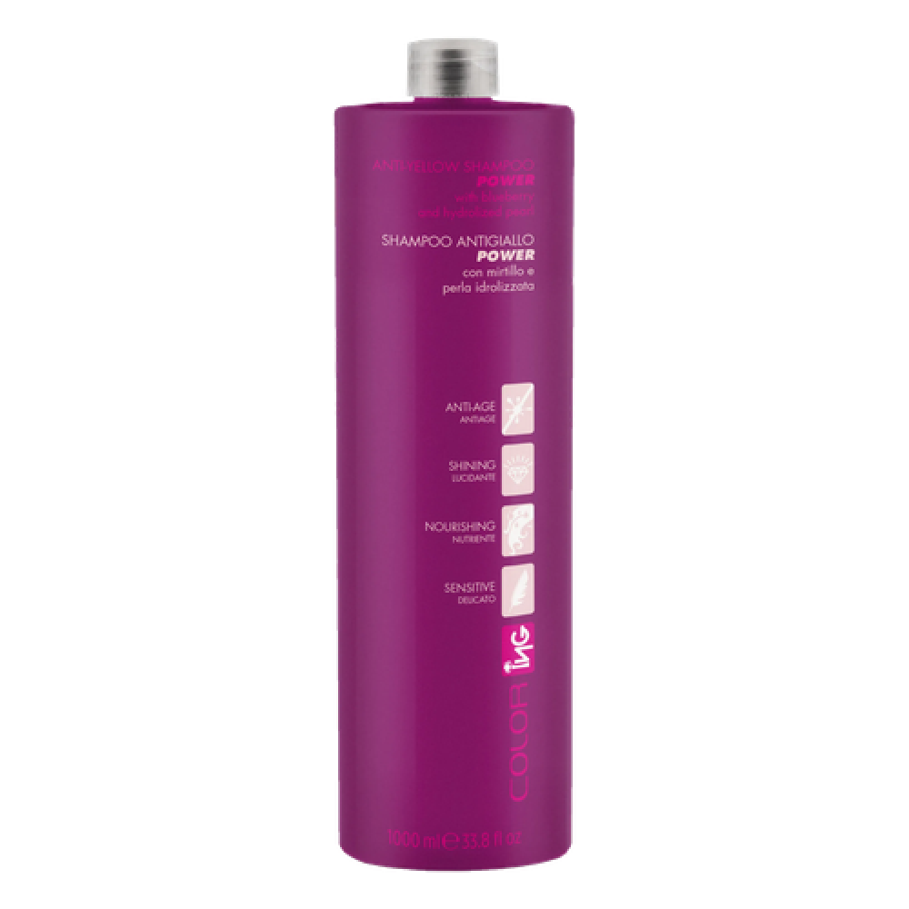 Featured Image ING Professional Color Ing Anti Yellow Shampoo Power - 1000ml